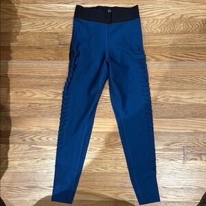 Ultracor Blue and Black Performance Leggings